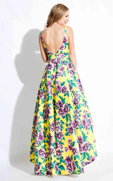 Rachel Allan 7702 Yellow/Lilac