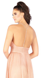 Mac Duggal 77636L Rose Gold