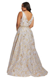 Mac Duggal Fabulouss 77741F Platinum/Gold