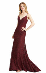 Mac Duggal 77771L Burgundy