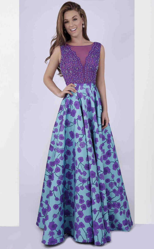 Azzure FM434 Tiffany Blue/Purple