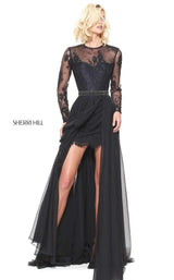 Sherri Hill 50949 Black/Black