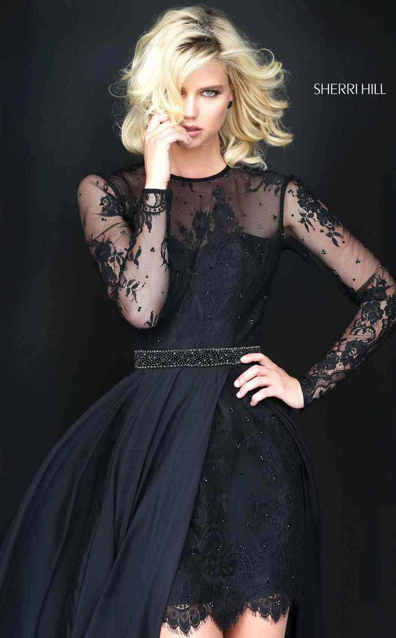 Sherri Hill 50949 Black/Black