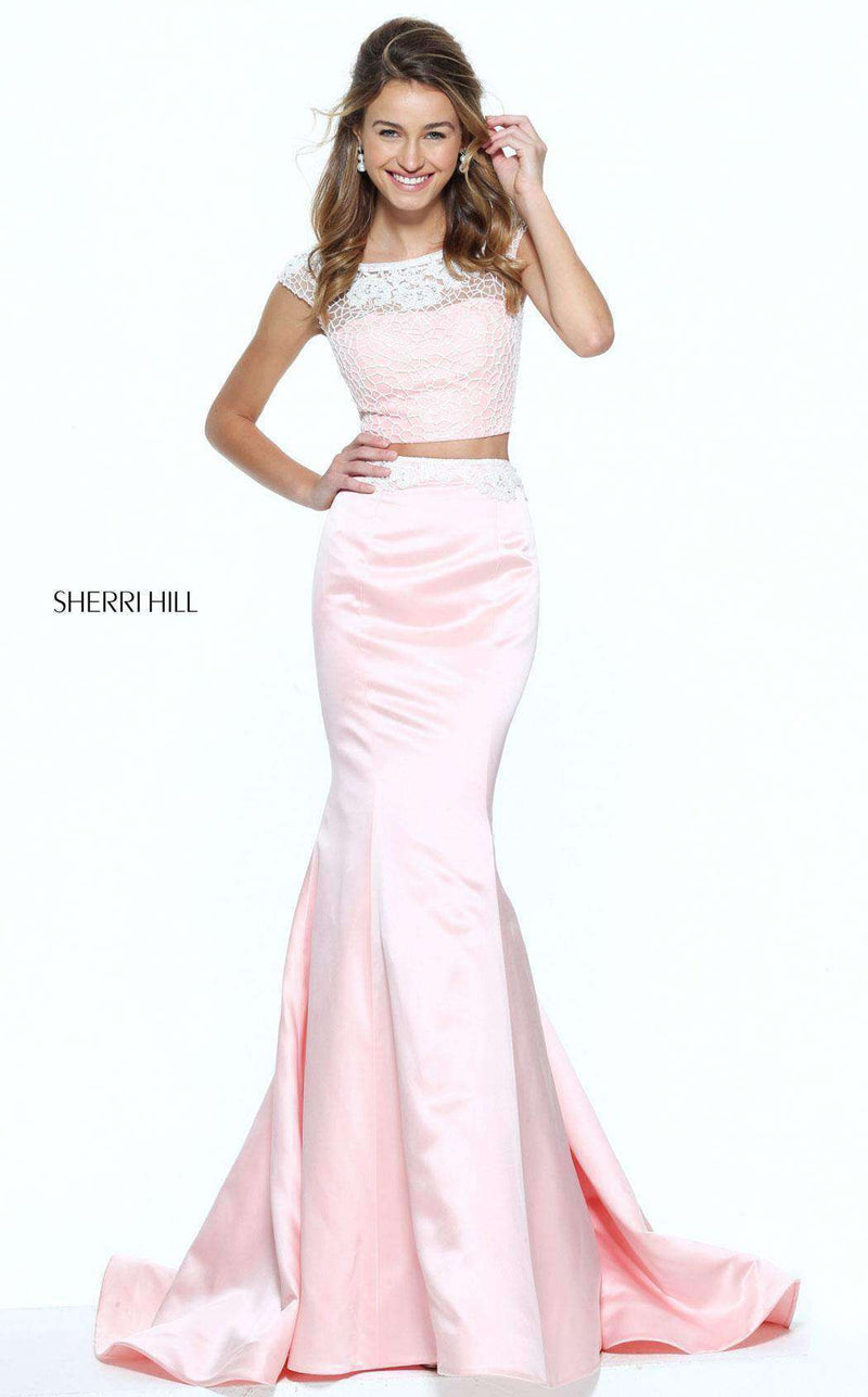 Sherri Hill 50953 Blush/Ivory