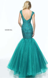 Sherri Hill 50955 Teal Teal