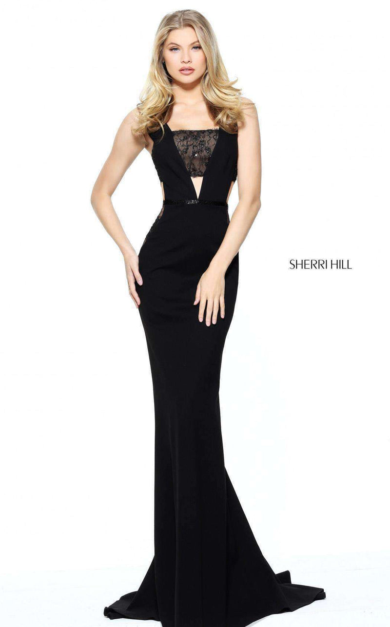 Sherri Hill 50997 Black/Nude
