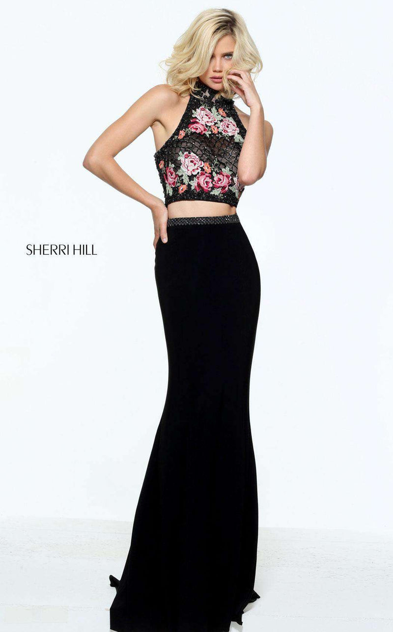 Sherri Hill 51059 Black Multi
