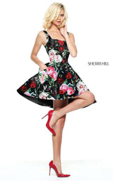Sherri Hill 51063 Black Multi