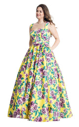 Rachel Allan 7802 Yellow-Lilac