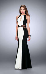 La Femme 23711 Ivory/Black