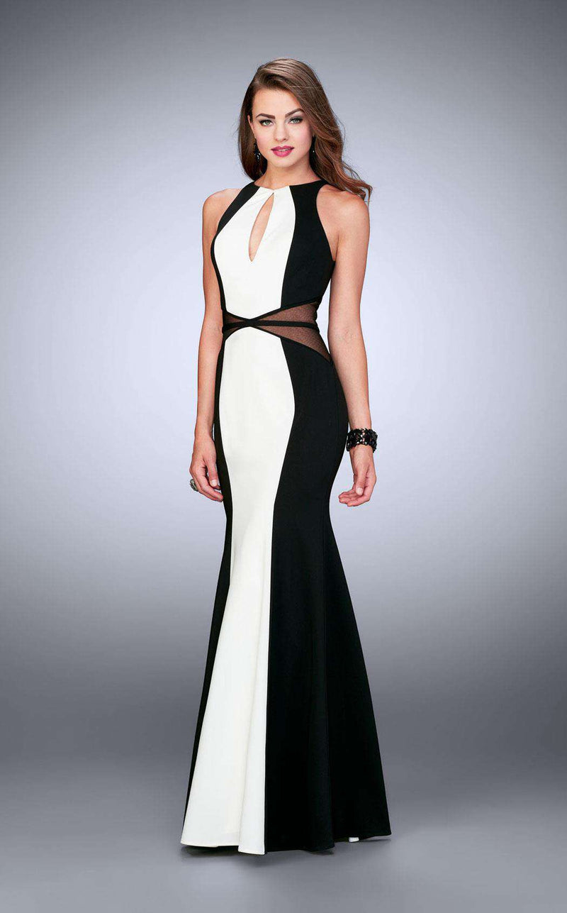 La Femme 23711 Ivory/Black