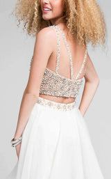 Terani 1711P2692 Ivory/Nude