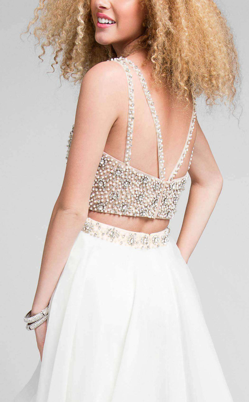 Terani 1711P2692 Ivory/Nude