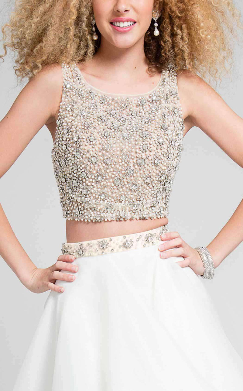 Terani 1711P2692 Ivory/Nude
