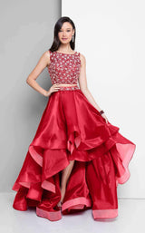 Terani 1711P2692 Red/Nude