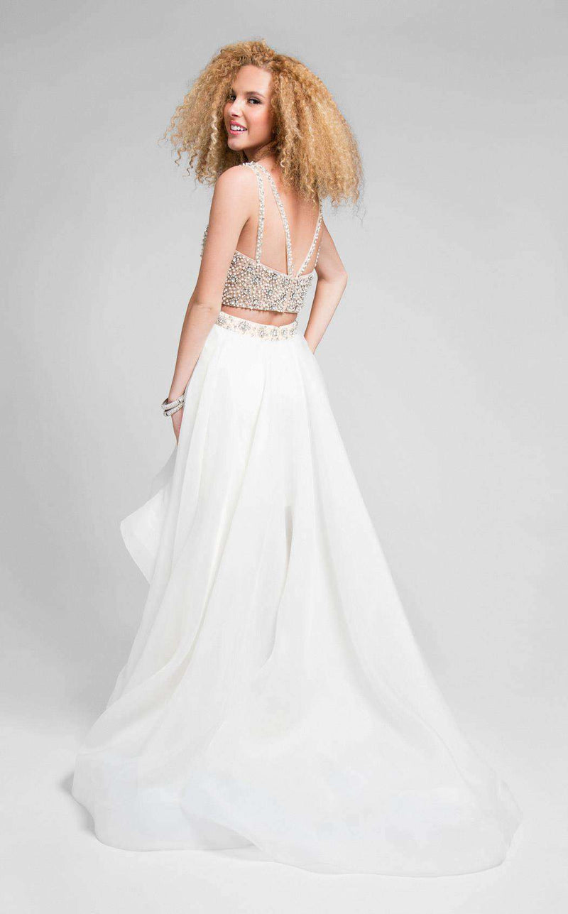 Terani 1711P2692 Ivory/Nude