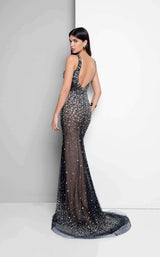 Terani 1712P2517 Black Nude