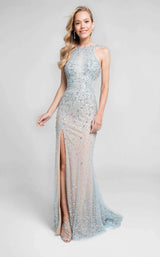 Terani 1712P2517 Sky Blue/Nude