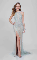 Terani 1712P2517 Sky Blue/Nude