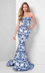 Terani 1712P2536 Blue/Ivory