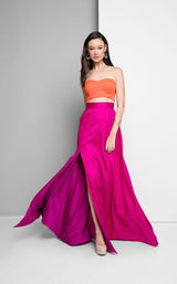 Terani 1712P2741 Fuchsia/Orange