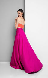 Terani 1712P2741 Fuchsia/Orange