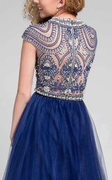 Terani 1712P2899 Navy/Nude