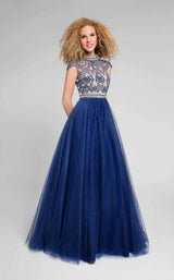 Terani 1712P2899 Navy/Nude