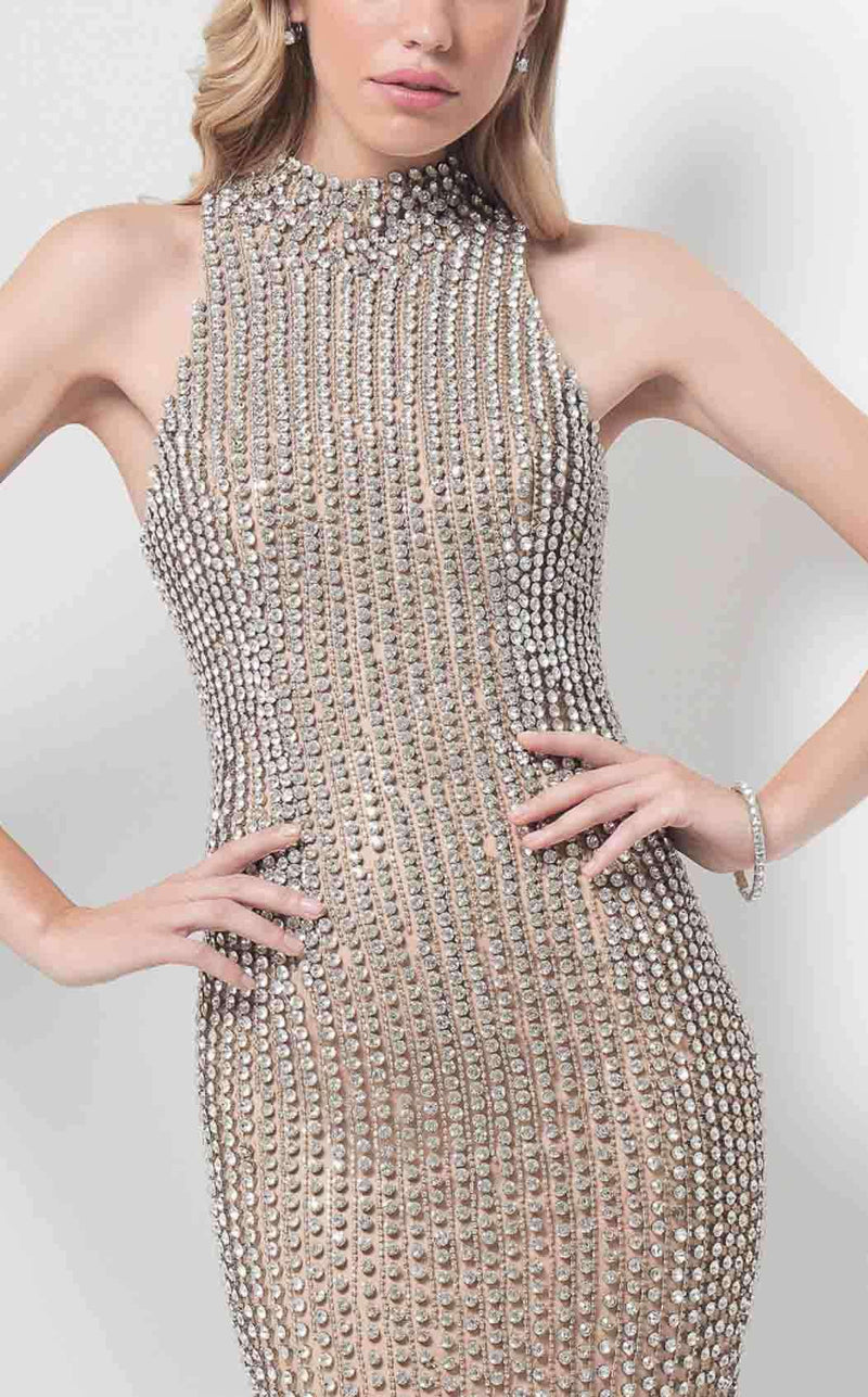 Terani 1711GL3510 Crystal Nude