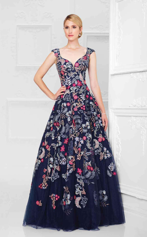 Ivonne D 117D76 Navy Multi