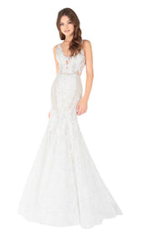 Mac Duggal 79158D Ivory