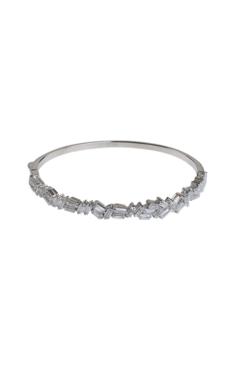 CZ by Kenneth Jay Lane KBR493 Clear/Silver