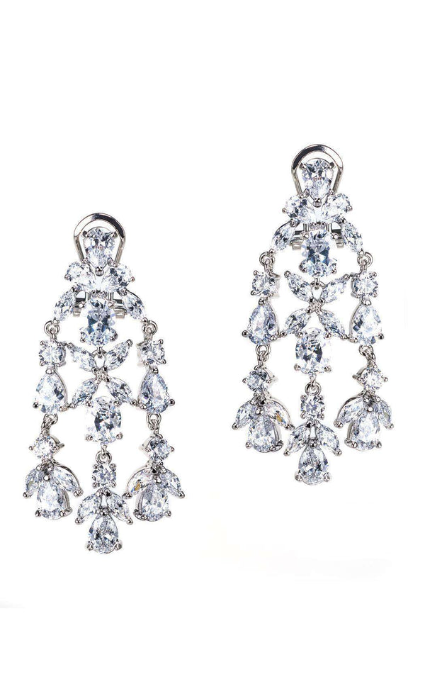 CZ by Kenneth Jay Lane KE1127 Clear/Silver