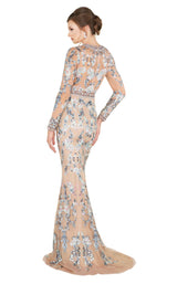 Mac Duggal 79222D Nude Multi