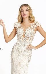 Mac Duggal 79268D Ivory/Nude