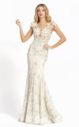 Mac Duggal 79268D Ivory/Nude