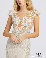 Mac Duggal 79268M Ivory/Nude