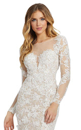 Mac Duggal 79272D Ivory/Nude