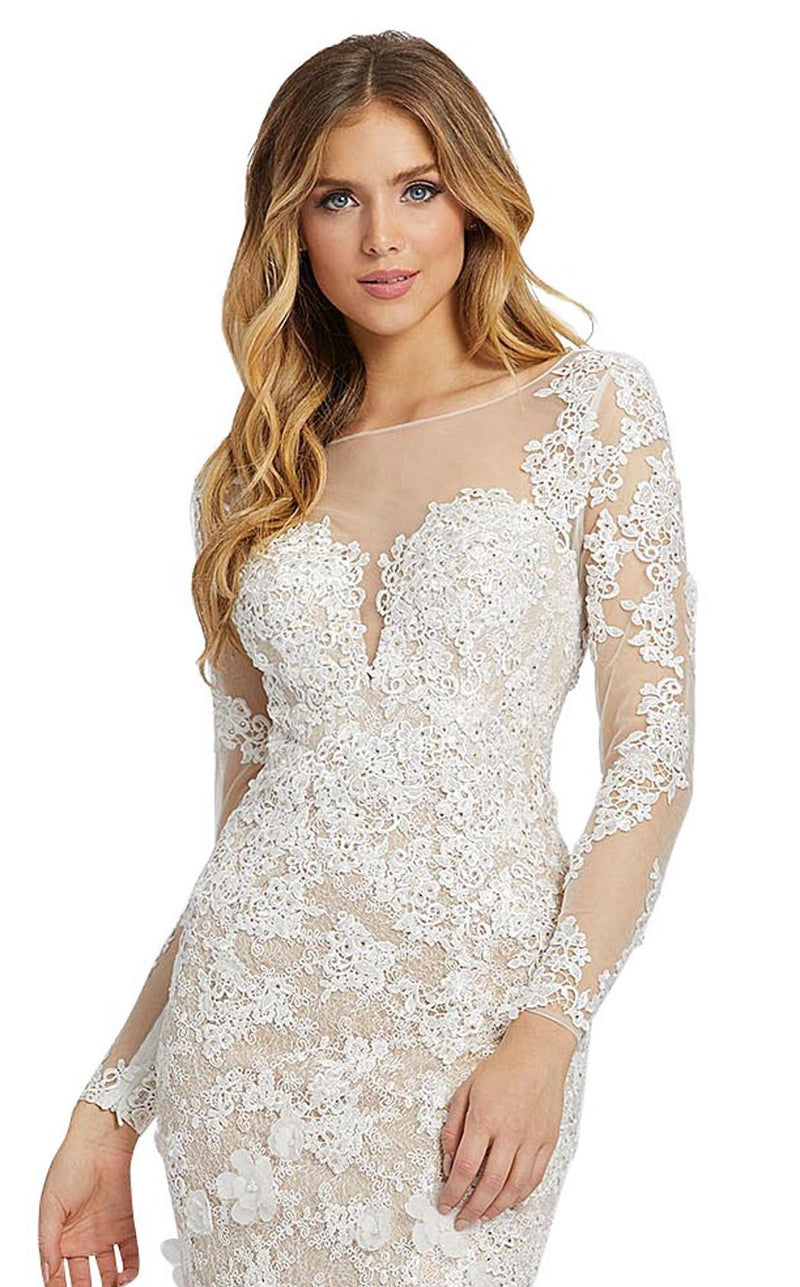 Mac Duggal 79272D Ivory/Nude