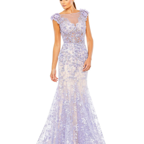 セール!【MAC DUGGAL】印象抜群☆アシンメトリーAライン ドレス Mac Duggal 79357 Dress | NewYorkDress.com