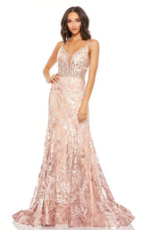 Mac Duggal 79369 Rose-Pink-Mocha