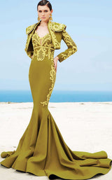 MNM Couture 2348 Olive/Gold