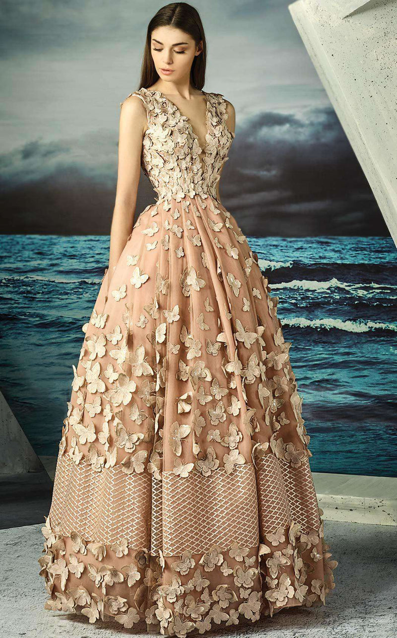 MNM Couture G0829 Peach