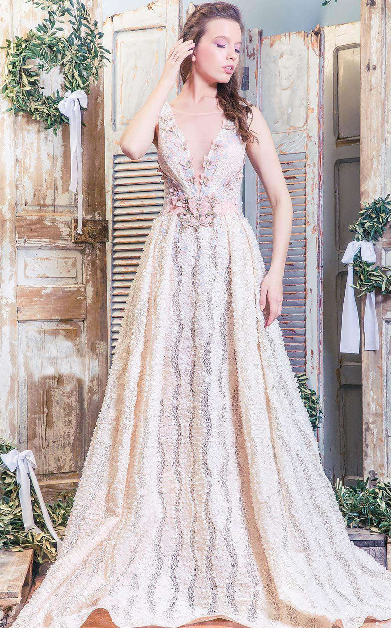 MNM Couture K3457 Salmon