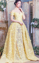 MNM Couture K3496 Yellow