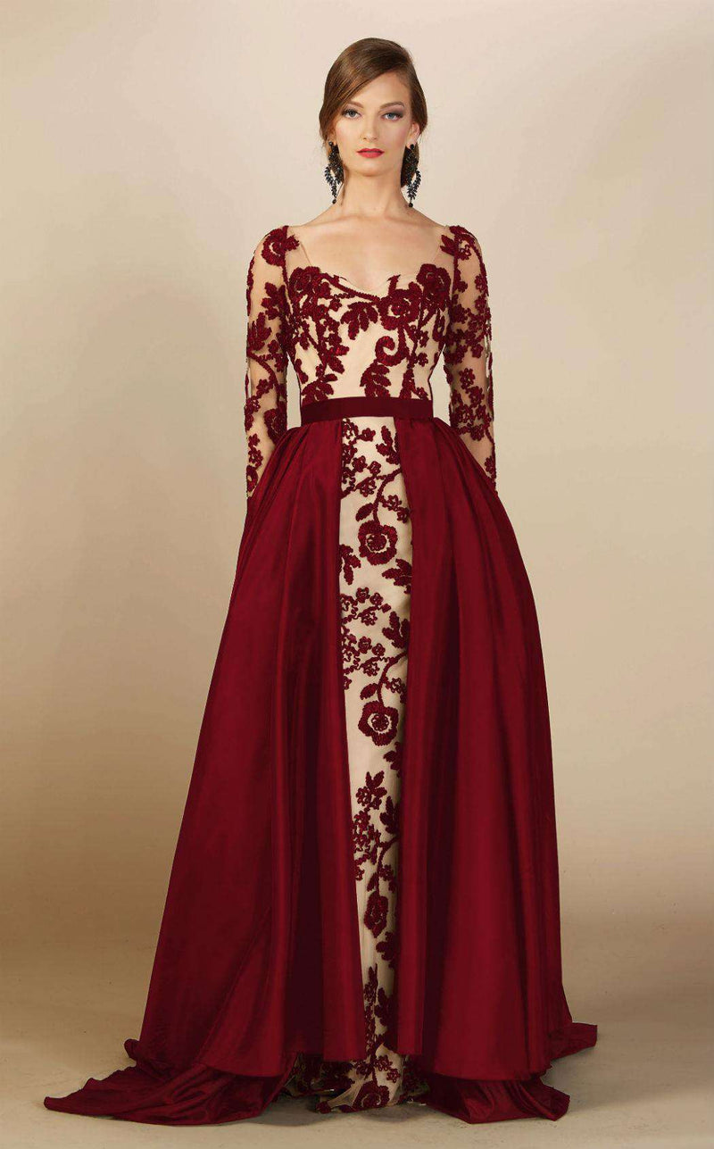 MNM Couture M0019 Burgundy