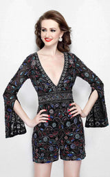 Primavera Couture 1936 Black Multi