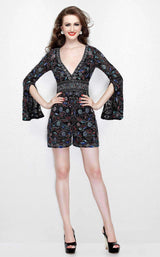 Primavera Couture 1936 Black Multi