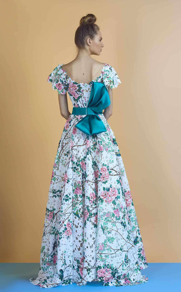 Beside Couture BC1217 White Multi