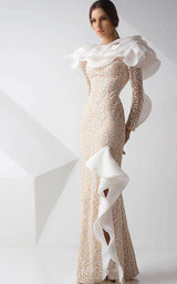 MNM Couture G0742 Beige